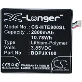 123accu HTC BOPJX100 / 35H00239-00M accu (2800 mAh, huismerk)