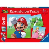 Ravensburger Puzzle enfant 3x49 pièces Super Mario