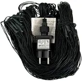 Mojawo LED-lichtnet met 240 lampjes, kerstverlichting, warmwit
