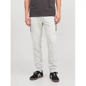 Jack & jones Broek 'JPSTGordon' lichtgrijs / donkergrijs