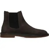 Manfield Antraciet suède chelsea boots | Maat 46