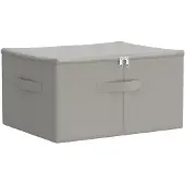 vidaXL Opbergbox Nonwoven stof 43 x 34 x 23 cm 33,6 L Grijs