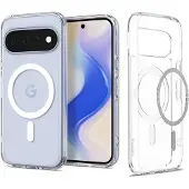 Spigen Ultra Hybrid Backcover MagSafe voor de Google Pixel 11 - Clear / White
