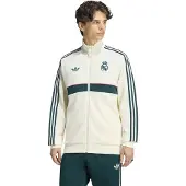 Adidas Real Madrid Originals Trainingsjack Beige Donkergroen Roze