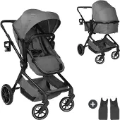 Hauck 2-in-1 kinderwagen Convert N Care - Olijfgroen