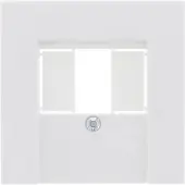 Gira System 55 centraalplaat USB - glanzend wit