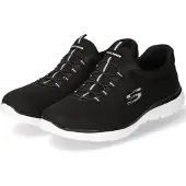 SKECHERS Slip-on 'Summits' grijs / zwart