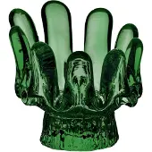 Kosta Boda Solros lantaarn 9,2 cm Smaragdgroen