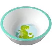 Haba dinosaurus kinderschaal melamine - kindvriendelijk en duurzaam.