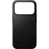Nomad Modern Leather Case met MagSafe voor de Apple iPhone 18 Pro / 17 Pro - Black