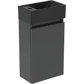 Ideal standard Ide Pack Links Fonteinmeubel 1 Deur Mid Gry/Silk Black
