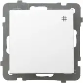 Ospel ŁP-4G/m/00, Knoppen + Schakelaars, Wit