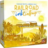 White goblin games - Railroad Ink (Goudgele versie) - Dobbelspel - 1 tot 4 spelers - Roll & Write - Puzzelspel - Voor de hele familie