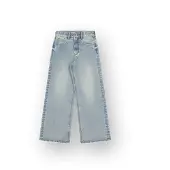 Vingino Meisjes Extra Wide Leg Jeans Cherry Meisje Blauw 92
