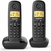 Gigaset Draadloze telefoon Basic 100 DUO, zwart