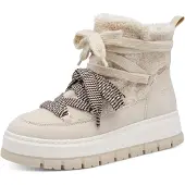 Tamaris veterschoen, sleehak/gespschoen in beige, maat 37