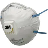 3M 8822 Fijnstofmasker met ventiel FFP2 10 stuk(s) EN 149:2001 DIN 149:2001