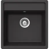 Schock Inbouwspoelbak NEMO N-100S in de kleur NERO