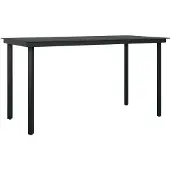 vidaXL 5-delige tuinset, zwart