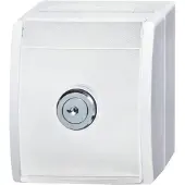 Busch Jaeger BJ APWG oceaan Schuko 20EWSL-54, afsluitbaar, 1-voudig, alpinwit