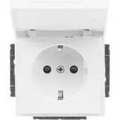 Busch-Jaeger SCHUKO stopcontactmodule, studio wit - Stopcontact 20 EUKBR-84