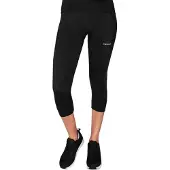 Corel Dames/Dames Capri 3/4 fietsbroek (Zwart)