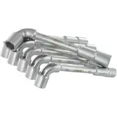 VAR Set Of 6 Angled Open Socket Wrenches 13-19 Mm Hulpmiddel