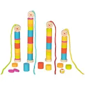 Goki Rijgspel Kleine Rups (Italiaans, Engels, Duits, Frans)