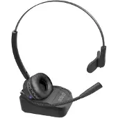 SBS Draadloze mono hoofdtelefoon met oplaadstation (Draadloze, USB-A), Kantoorheadset, Zwart