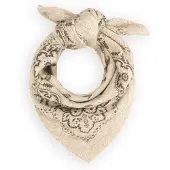 Neo Noir Dames Sjaals Adelina Paisley Knit Scarf - Beige - Maat ONESIZE