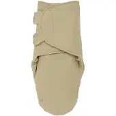 Meyco Baby Uni swaddlemeyco inbakerdoek gevoerd - sand - 0-3 maanden - 2.0 TOG