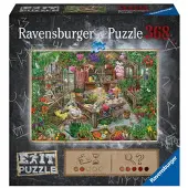 Ravensburger EXIT Puzzel: In het broeikas - 368 stukjes, een ontsnappuzzel