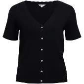 Object Gebreid vest 'OBJKelly' zwart