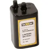 TRIZERATOP 6V batterij voor bouwwerkzaamheden, waarschuwingslicht, blokbatterij