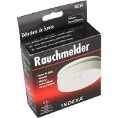 Indexa Foto-elektronische rookmelder met luid 85 dB (A) waarschuwingsgeluid inclusief batterij