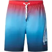 Jan Vanderstorm herren Zwemshort - 09 - blauw - Plus Size