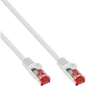 InLine 76415W patchkabel, S/FTP (PiMF), Cat.6, 250 MHz, PVC, koper, wit, 15 meter