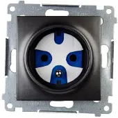 Kontakt-Simon Contactdoos Simon DGD1.01/48, antraciet, kunststof, IP20, 250 V, 75 mm, 38 mm