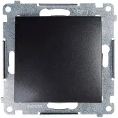 Kontakt-Simon DP1.01/48, drukknop, kunststof, antraciet, IP20, IP44, 250 V, 10 A