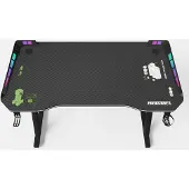Phoenix Minecraft-gamingtafel, bureau met verlichting en bevestigingspunten