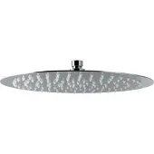 BLUE LABEL Viborg Steel Hoofddouche 30cm RVS 304 - Geborsteld RVS - RVS 304 - Kranen, Douchekranen, Hoofddouches - 8711802005620 - Kranen, Douchekranen, Hoofddouches