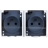 Ospel GNH-2HZ/00/d, Wit, IP44, 16A, 1 stuk