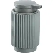 Zeller Gestreepte zeepdispenser van poliresin STRIPES, Ø 8 cm