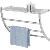 Wenko 15578100 étagère murale pescara chromé