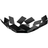 Alessi La Stanza dello Scirocco schaal 24,5 x 23,2 cm rvs zwart