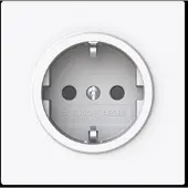 Busch-Jaeger geaarde stekkerdoos, veiligheidscontact "Safety Plus"