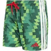 Adidas Boardshorts 'FB' appel / donkergroen / rood / wit