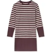 Schiesser Nachthemd ' Casual Nightwear ' crème / donkerbruin / roestrood