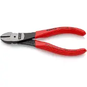 Knipex krachtige tangen, met gepolijste snijkop, handgrepen bekleed met kunststof - 74 01 140 SB