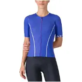 Castelli - Women's Anima Flow Jersey - Fietsshirt M, blauw